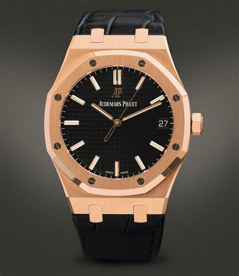 audemars piguet oro rosa cinturino pelle|audemars piguet oro rosa.